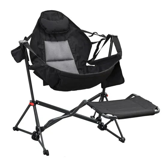 Heavy-Duty 450lbs Hammock Camping Chair – Portable Swing Seat with Pedal | Outdoor-Approved
